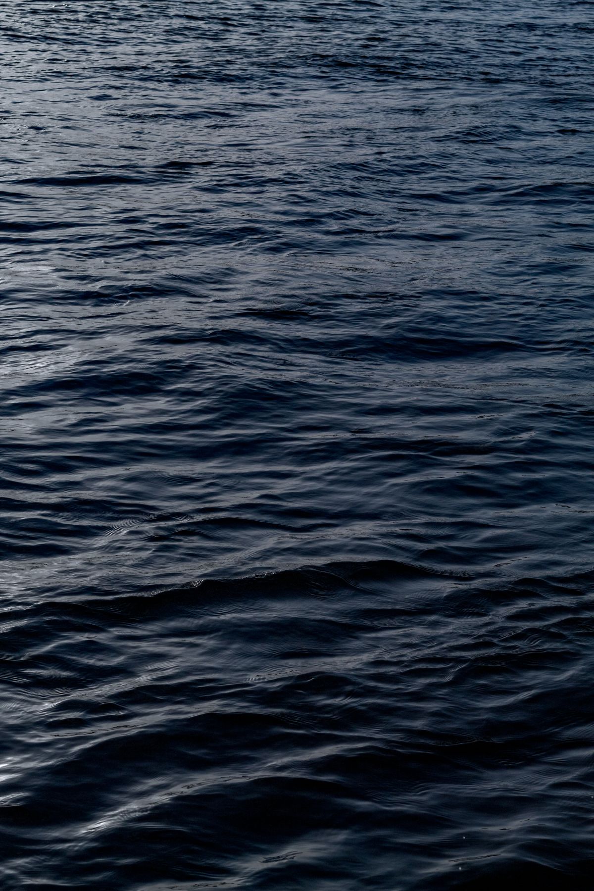 Calm blue lake water